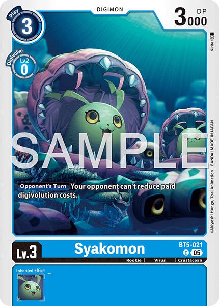 Syakomon [BT5-021] (Reprint) [Advanced Booster Digimon Generation] - Destination Retro