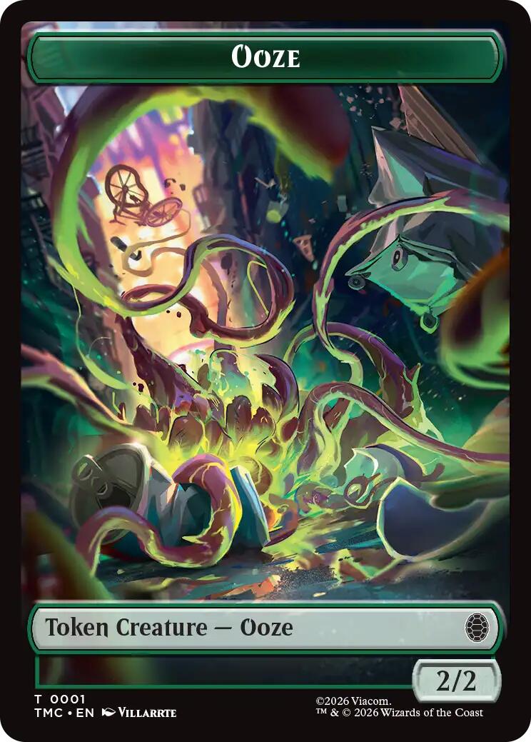 Ooze // Clue Double-Sided Token [Teenage Mutant Ninja Turtles Commander Tokens] - Destination Retro
