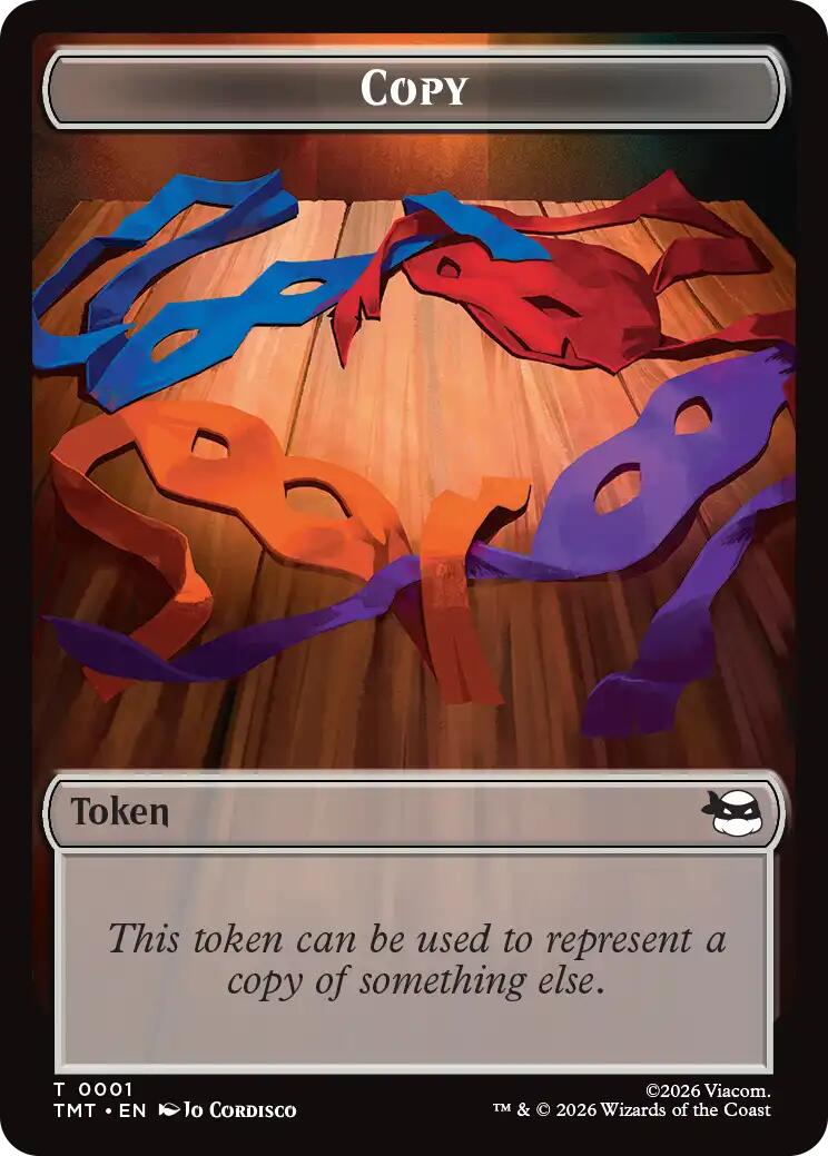 Treasure // Copy Double-Sided Token [Teenage Mutant Ninja Turtles Commander Tokens] - Destination Retro