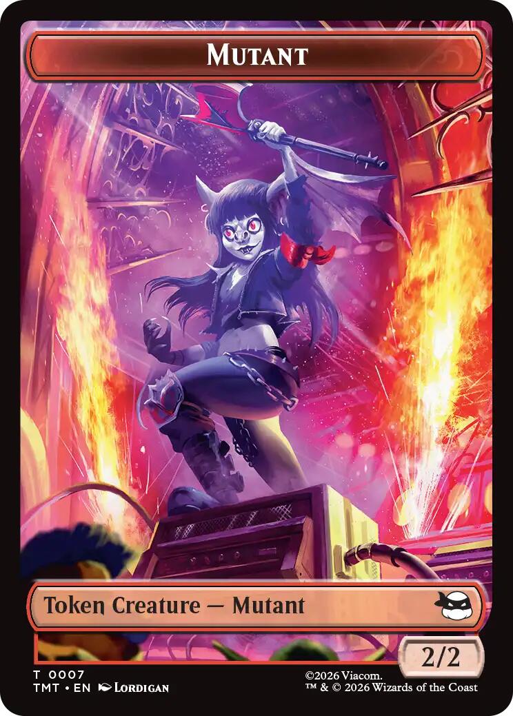 Mutant // Mutagen Double-Sided Token [Teenage Mutant Ninja Turtles Tokens] - Destination Retro