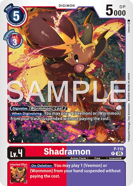 Shadramon [P-110] (Reprint) [Advanced Booster Digimon Generation] - Destination Retro