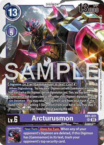 Arcturusmon [RB1-031] (Reprint) [Advanced Booster Digimon Generation] - Destination Retro