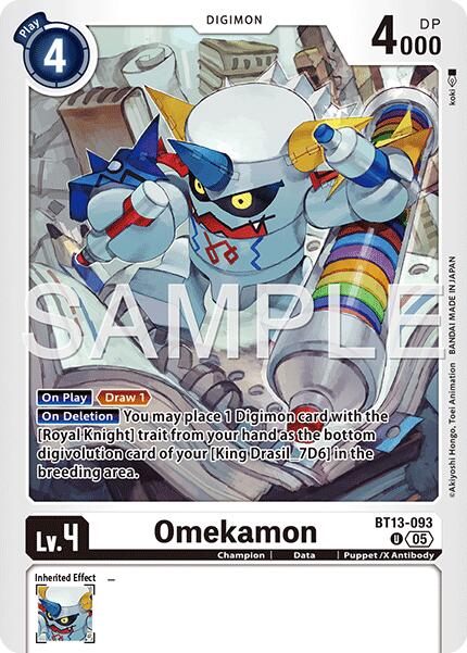 Omekamon [BT13-093] (Reprint) [Advanced Booster Digimon Generation] - Destination Retro