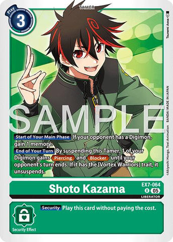 Shoto Kazama [EX7-064] (Reprint) [Advanced Booster Digimon Generation] - Destination Retro