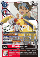 WarGreymon [AD1-004] [Advanced Booster Digimon Generation] - Destination Retro