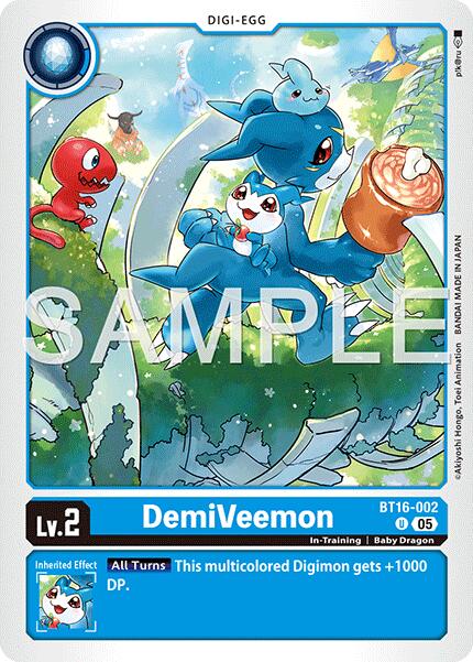 DemiVeemon [BT16-002] (Reprint) [Advanced Booster Digimon Generation] - Destination Retro