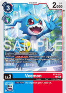 Veemon [BT16-017] (Reprint) [Advanced Booster Digimon Generation] - Destination Retro