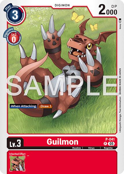 Guilmon [P-041] (Reprint) [Advanced Booster Digimon Generation] - Destination Retro