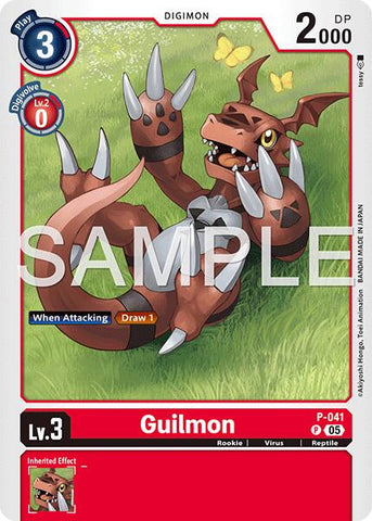 Guilmon [P-041] (Reprint) [Advanced Booster Digimon Generation] - Destination Retro
