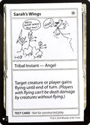 Sarah's Wings [Mystery Booster Playtest Cards] - Destination Retro