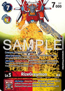 RizeGreymon [BT13-015] (Alternate Art) [Advanced Booster Digimon Generation] - Destination Retro