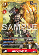 WarGreymon [P-182] (Gold Border) [Advanced Booster Digimon Generation] - Destination Retro