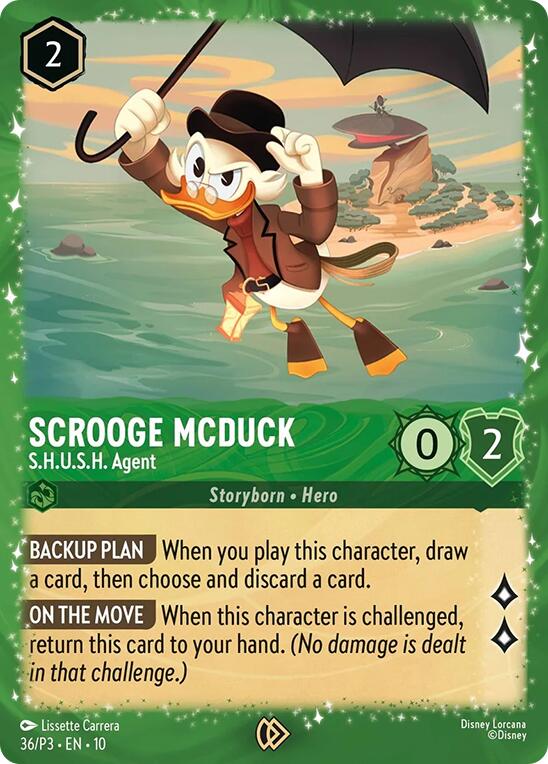 Scrooge McDuck - S.H.U.S.H. Agent (36) [Promo Cards] - Destination Retro