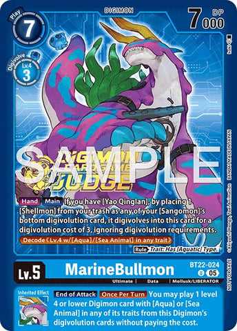 MarineBullmon [BT22-024] (Judge Pack 9) [Cyber Eden]
