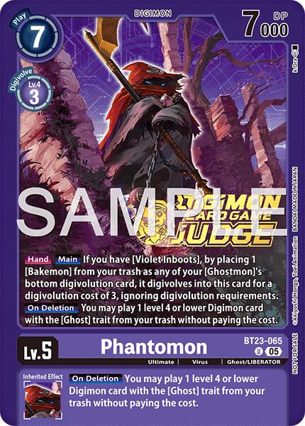 Phantomon [BT23-065] (Judge Pack 9) [Hackers' Slumber] - Destination Retro