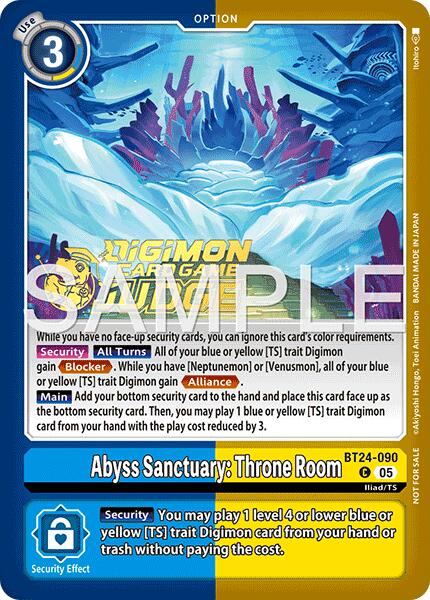 Abyss Sanctuary: Throne Room [BT24-090] (Judge Pack 9) [Time Stranger] - Destination Retro