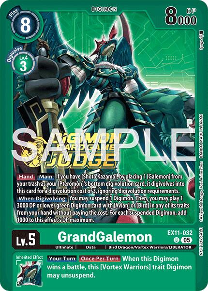 GrandGalemon [EX11-032] (Judge Pack 9) [Dawn of Liberator] - Destination Retro