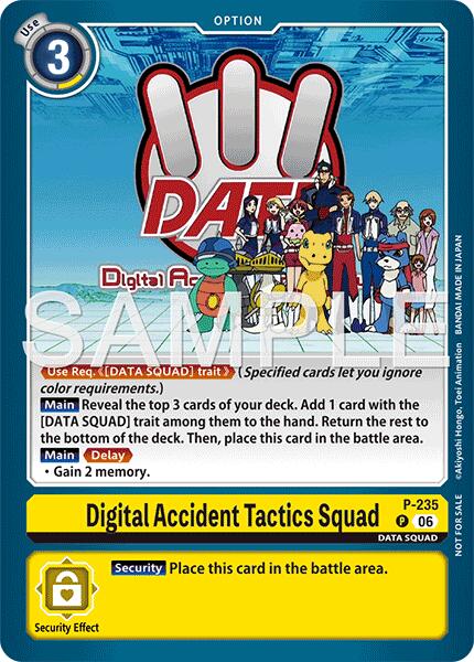 Digital Accident Tactics Squad [P-235] (Store Tournament 2026 Vol. 2 Participation Pack) [Promotional Cards] - Destination Retro