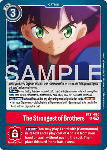 The Strongest of Brothers [BT21-090] (Reprint) [Advanced Booster Digimon Generation] - Destination Retro