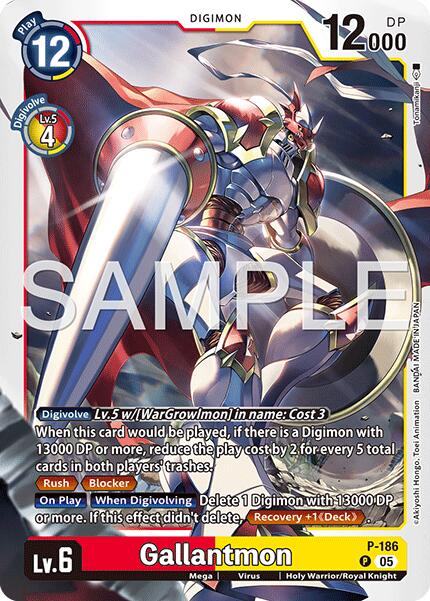 Gallantmon [P-186] (Reprint) [Advanced Booster Digimon Generation] - Destination Retro