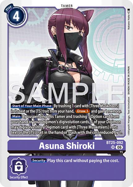 Asuna Shiroki [BT25-092] [Dual Revolution] - Destination Retro