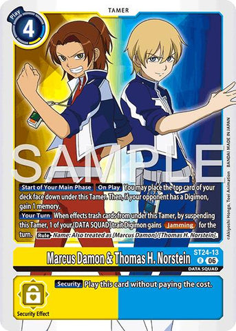 Marcus Damon & Thomas H. Norstein [ST24-13] [Starter Deck: Data Squad]