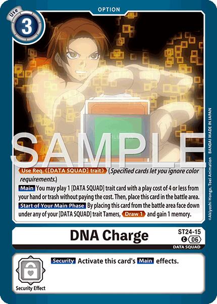 DNA Charge [ST24-15] [Starter Deck: Data Squad] - Destination Retro