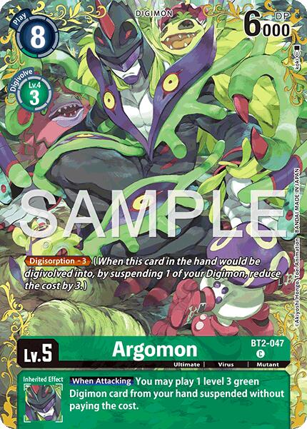 Argomon [BT2-047] - BT2-047 (Alternate Art) [Dual Revolution] - Destination Retro