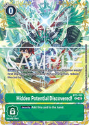 Hidden Potential Discovered! [BT3-103] (Alternate Art) [Dual Revolution] - Destination Retro