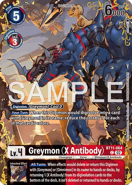 Greymon [BT11-064] (X Antibody) (Alternate Art) [Dual Revolution] - Destination Retro