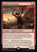 Radha's Firebrand (Promo Pack) [Dominaria United Promos] - Destination Retro