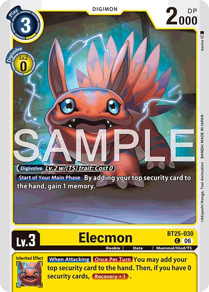 Elecmon [BT25-030] [Dual Revolution] - Destination Retro