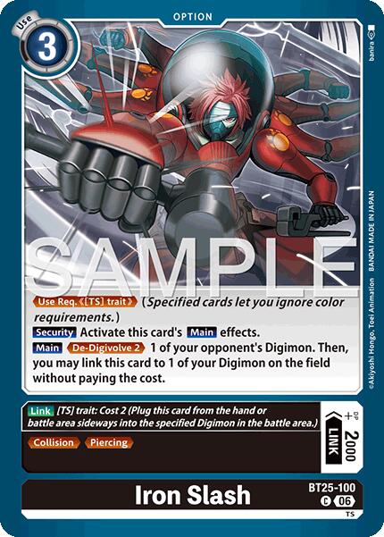 Iron Slash [BT25-100] [Dual Revolution] - Destination Retro