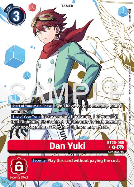 Dan Yuki [BT25-086] (Alternate Art) [Dual Revolution] - Destination Retro