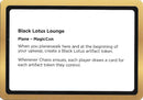 Black Lotus Lounge (Black Lotus Unknown Planechase) [Oversize Cards] - Destination Retro