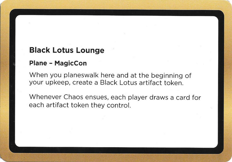 Black Lotus Lounge (Black Lotus Unknown Planechase) [Oversize Cards] - Destination Retro