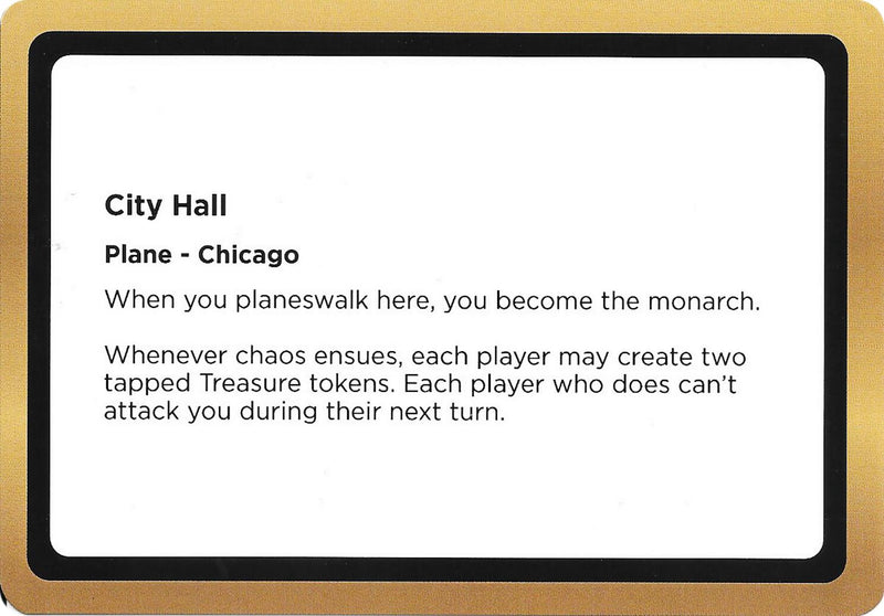 City Hall (Black Lotus Unknown Planechase) [Oversize Cards] - Destination Retro