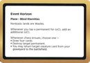 Event Horizon (Black Lotus Unknown Planechase) [Oversize Cards] - Destination Retro