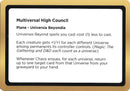 Multiversal High Council (Black Lotus Unknown Planechase) [Oversize Cards] - Destination Retro