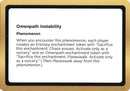 Omenpath Instability (Black Lotus Unknown Planechase) [Oversize Cards] - Destination Retro