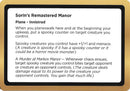 Sorin's Remastered Manor (Black Lotus Unknown Planechase) [Oversize Cards] - Destination Retro