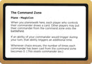 The Command Zone (Black Lotus Unknown Planechase) [Oversize Cards] - Destination Retro