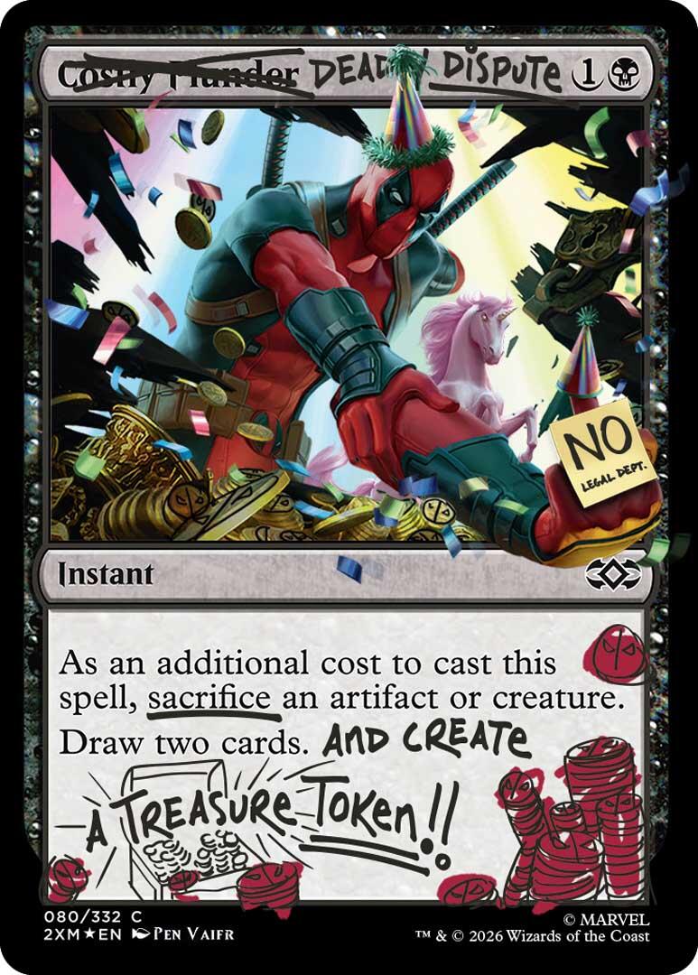 Deadly Dispute (080) (Pool Party Foil) [Secret Lair Drop Series] - Destination Retro