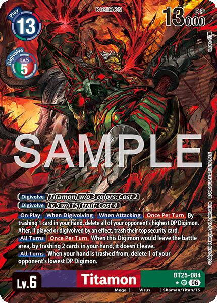 Titamon [BT25-084] (Alternate Art) [Dual Revolution] - Destination Retro