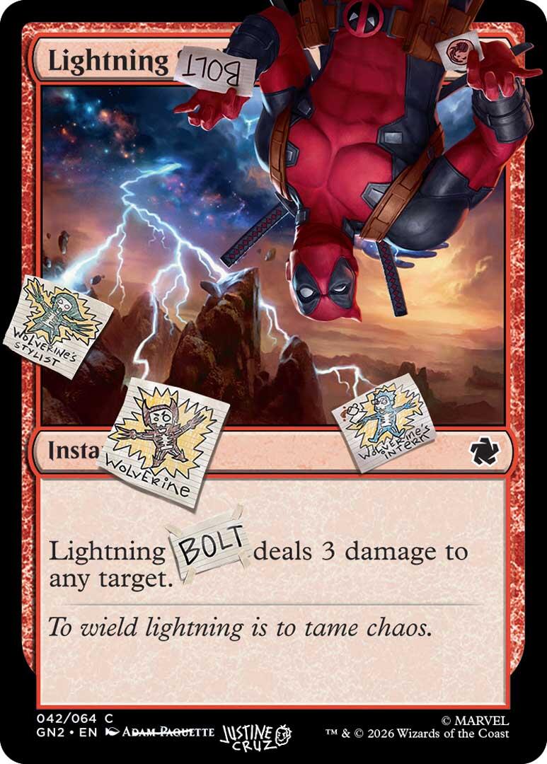 Lightning Bolt (042) [Secret Lair Drop Series] - Destination Retro
