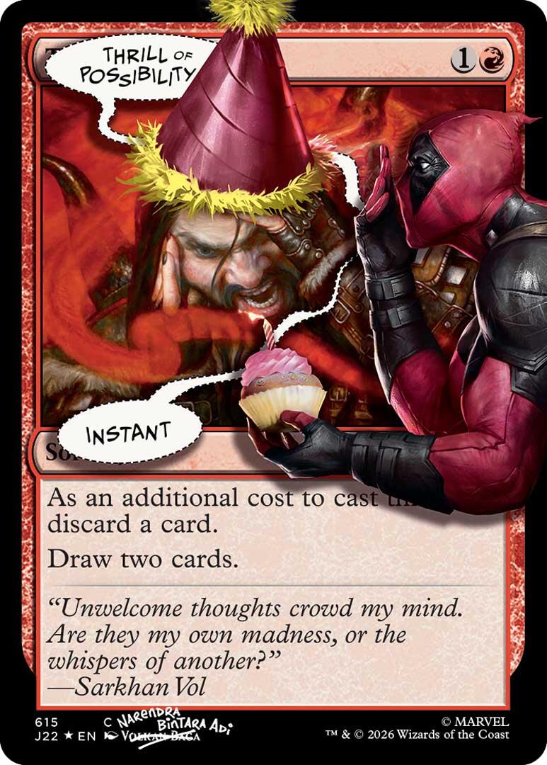 Thrill of Possibility (615) (Pool Party Foil) [Secret Lair Drop Series] - Destination Retro