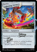 Lightning Greaves (382) (Pool Party Foil) [Secret Lair Drop Series] - Destination Retro