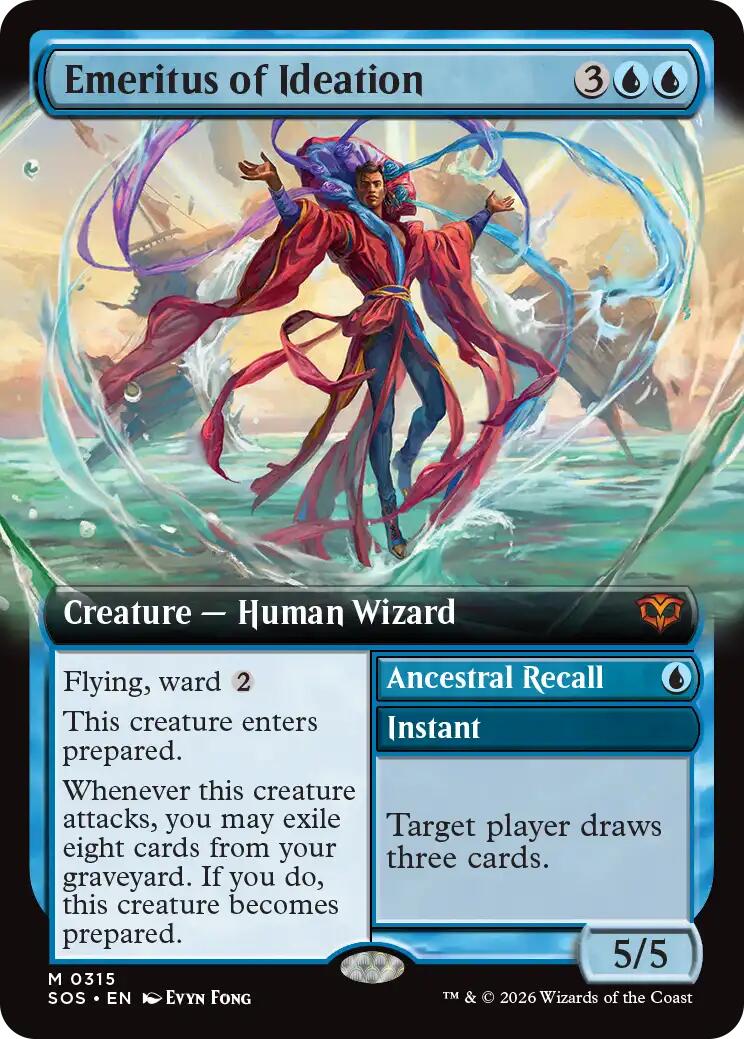 Emeritus of Ideation (Extended Art) [Secrets of Strixhaven] - Destination Retro