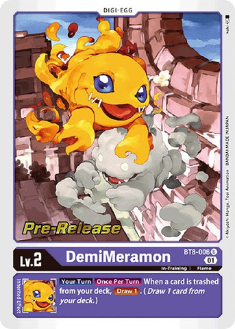 DemiMeramon [BT8-006] [New Awakening Pre-Release Cards] - Destination Retro