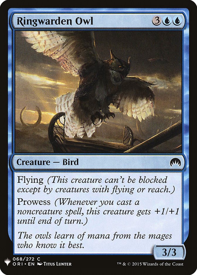 Ringwarden Owl [Mystery Booster] - Destination Retro
